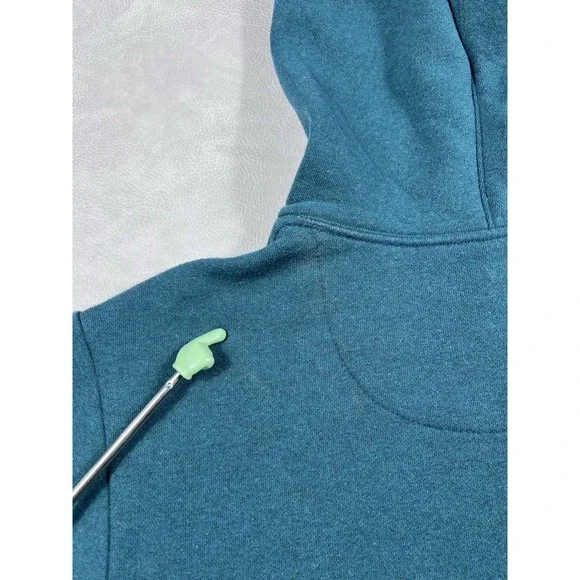 Patagonia P-6 Uprisal Hoody Size Small Teal Regular Fit Sweatshirt Logo Pullover - Picture 10 of 10